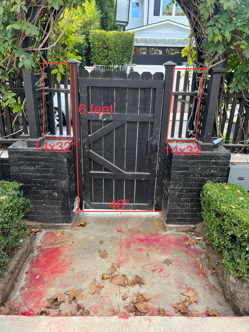Aluminum pedestrian gate project