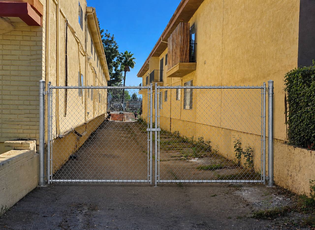 Van Nuys chain-link gate project